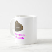 Love and a Chocolate Heart コーヒーマグカップ (正面左)