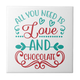 Love and Chocolateだけが必要 タイル