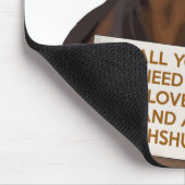 Love and Dachshund マウスパッド (コーナー)