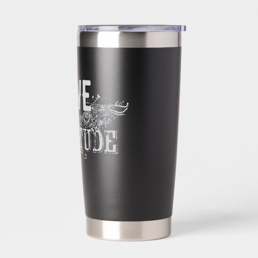 Love and Gratitude Travel Mug 保温保冷タンブラー (左面)