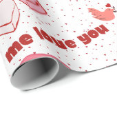 love and hearts ラッピングペーパー (ロールコーナー)