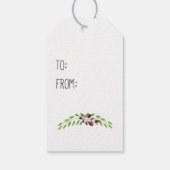 Love and Joy Christmas Laurel ID295 ギフトタグ