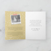 Love And Joy Geoタイポグラフィ澄ん写真結婚s シーズンカード (内部)