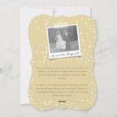 Love And Joy Geoタイポグラフィ澄ん写真結婚s シーズンカード (裏面)