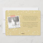 Love And Joy Geo 澄んタイポグラフィ4写真結婚s シーズンカード (裏面)