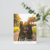 Love and Joy, Merry Christmas Family Photo ポストカード (スタンド正面)