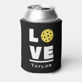 Love And Live ピックルボール スポーツ ファン 名前入り 缶クーラー (缶裏面)