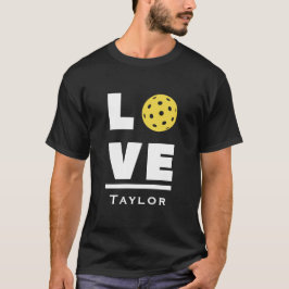 Love And Live Pickleball Sports Fan Custom Name Tシャツ