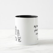 Love and Monument Personalized Mug マグカップ (中央)