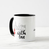 Love and Monument Personalized Mug マグカップ (正面左)