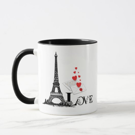 Love and Monument Personalized Mug マグカップ (左)