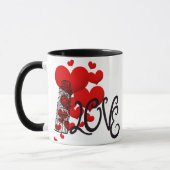 Love and Monument Personalized Mug マグカップ (左)