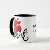 Love and Monument Personalized Mug マグカップ (正面左)