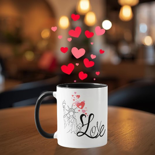 Love and Monument Personalized Mug マグカップ
