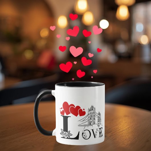 Love and Monument Personalized Mug マグカップ