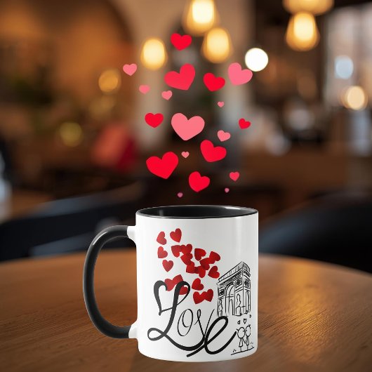 Love and Monument Personalized Mug マグカップ