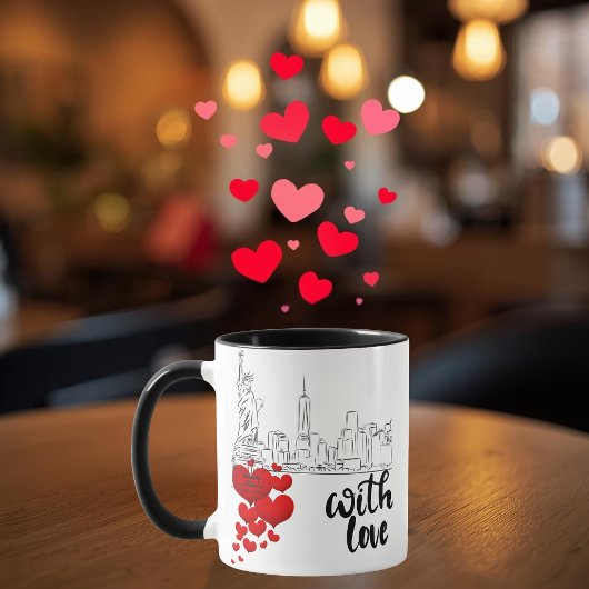 Love and Monument Personalized Mug マグカップ