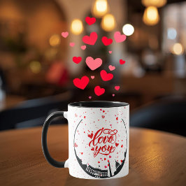 Love and Monument Personalized Mug マグカップ