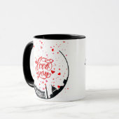 Love and Monument Personalized Mug マグカップ (正面左)