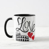 Love and Monument Personalized Mug マグカップ (左)