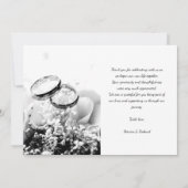 Love And Photos感謝してい結婚 Thank You カード (裏面)