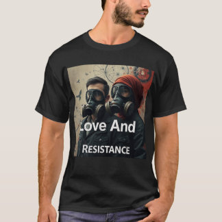 LOVE AND RESISTANCE カフカ ロマンチック モダングラフィック Tシャツ