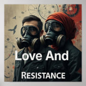 LOVE AND RESISTANCE Kafka Romantics Modern Graphic ポスター (正面)
