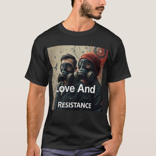 LOVE AND RESISTANCE Kafka Romantics Modern Graphic Tシャツ (正面)