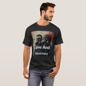 LOVE AND RESISTANCE Kafka Romantics Modern Graphic Tシャツ (正面フル)