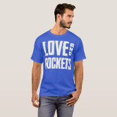 Love and Rocketsの定期購読 Tシャツ (正面フル)