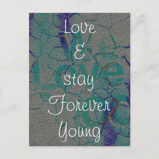 Love and stay Forever Youngポストカード ポストカード (正面)
