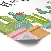 Love and Tacos Fiesta Table Sign ポスター (角)