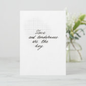 Love and tenderness quote card カード (スタンド正面)
