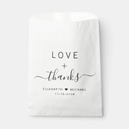 Love And Thanks ウェディングクリーム フェイバーバッグ