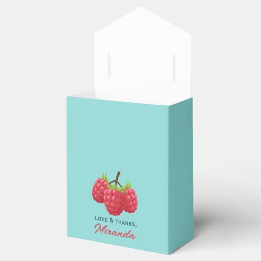 Love and Thanks Raspberry Custom  フェイバーボックス (オープン)