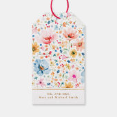 Love and Wildflower感謝してい's 結婚 Thank You ギフトタグ (裏面)