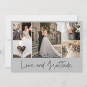 Love Anthrival Photo's 結婚 Thank You サンキューカード (正面)