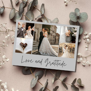 Love Anthrival Photo's 結婚 Thank You サンキューカード