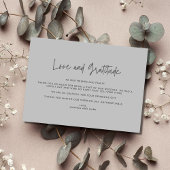 Love Anthrival Photo's 結婚 Thank You サンキューカード