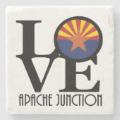 LOVE Apache Junctionアリゾナ ストーンコースター (正面)