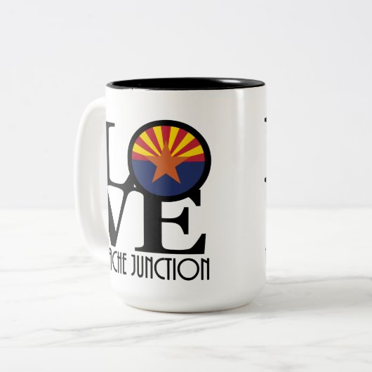 LOVE Apache Junction 15oz ツートーンマグカップ (正面左)