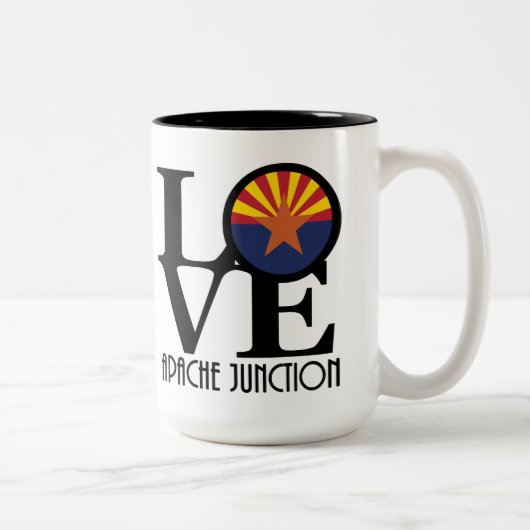 LOVE Apache Junction 15oz ツートーンマグカップ (右)
