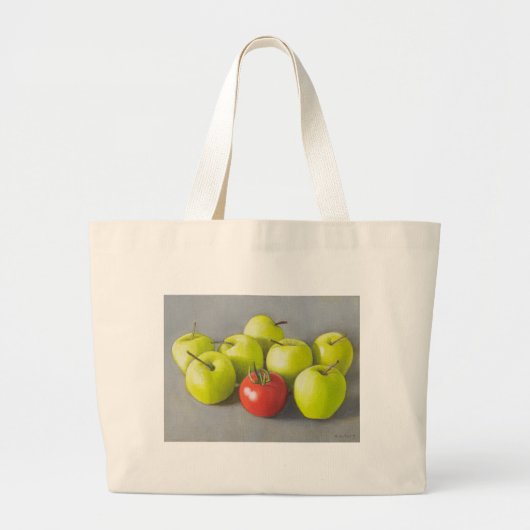 Love Apple ラージトートバッグ (正面)