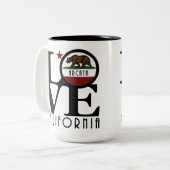 LOVE Arcata California 15oz ツートーンマグカップ (正面左)