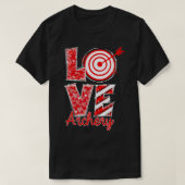 Love Archery Happy Valentine Day Archery Lover Out Tシャツ (デザイン正面)