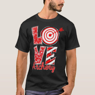 Love Archery Happy Valentine Day Archery Lover Out Tシャツ