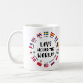 Love Around the World Languages コーヒーマグカップ (左)
