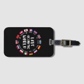 Love Around the World Languages  ラゲッジタグ (正面横)