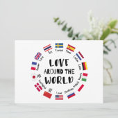 Love Around the World Languages  招待状 (スタンド正面)