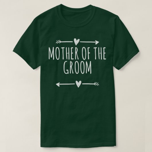 Love Arrows Hearts Funny Mother Of The Groom  Tシャツ (デザイン正面)